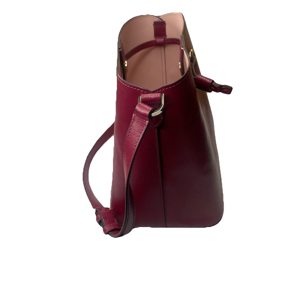 kate spade Raspberry Pink Pebbled Leather Shoulder Bag - Picture 6 of 8